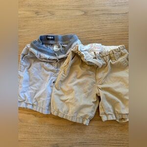 OshKosh B'gosh Kids Shorts - Gray and Tan